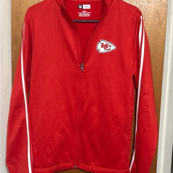 NFL Red Kansas City chiefs full zip jacket size small - Picture 6 of 6